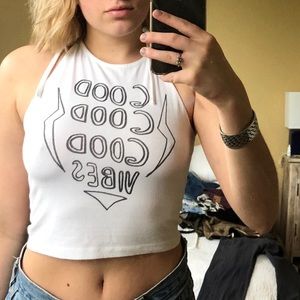 Brandy Melville Halter Crop Top